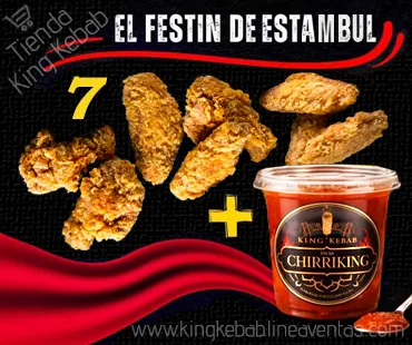 Combo Festín de Estambul - 7 piezas + Salsa ChirriKing