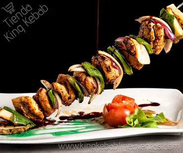 Brocheta de cerdo